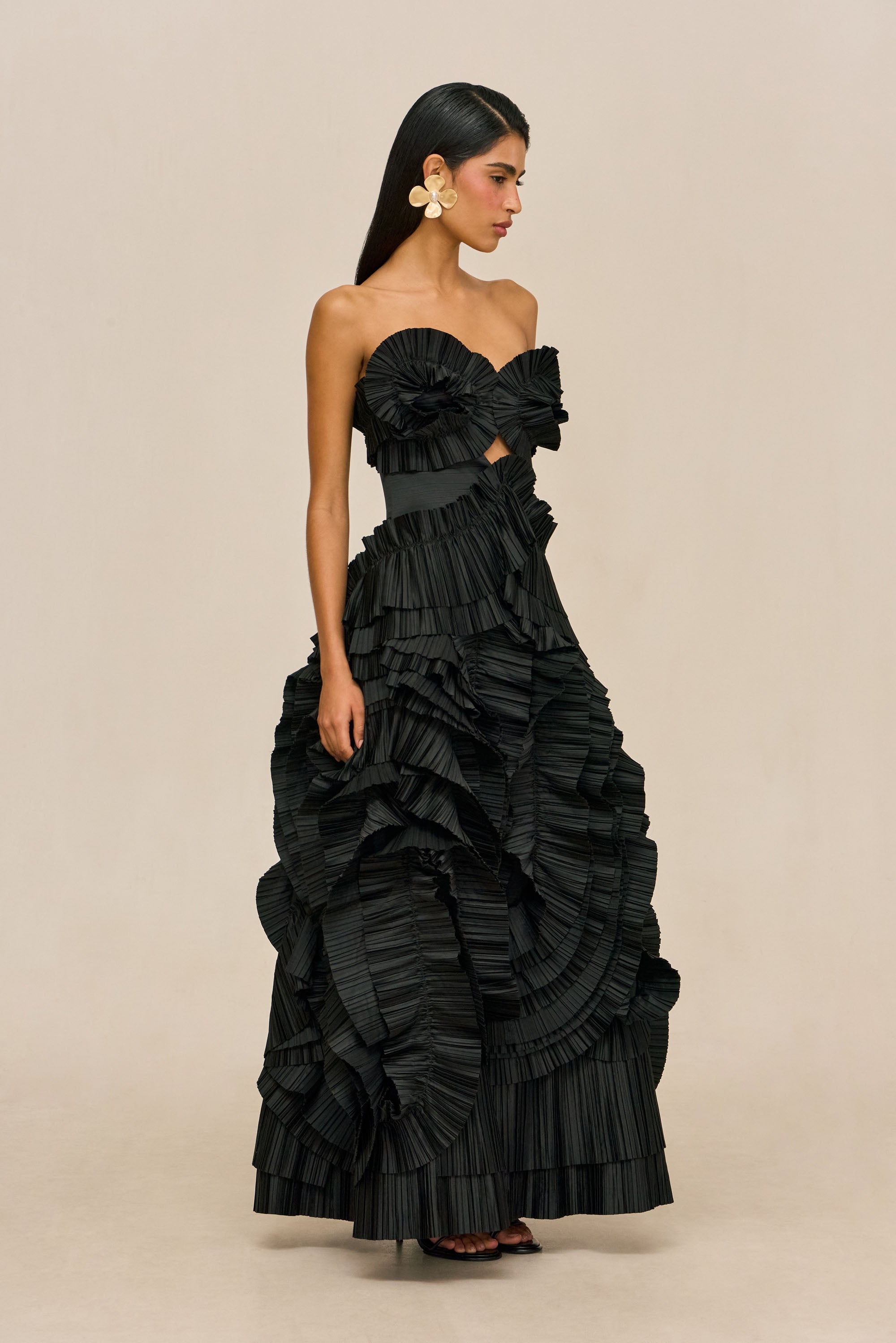 HIVER GOWN - BLACK