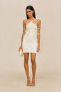 OLIVIANA KNIT DRESS - OFF WHITE