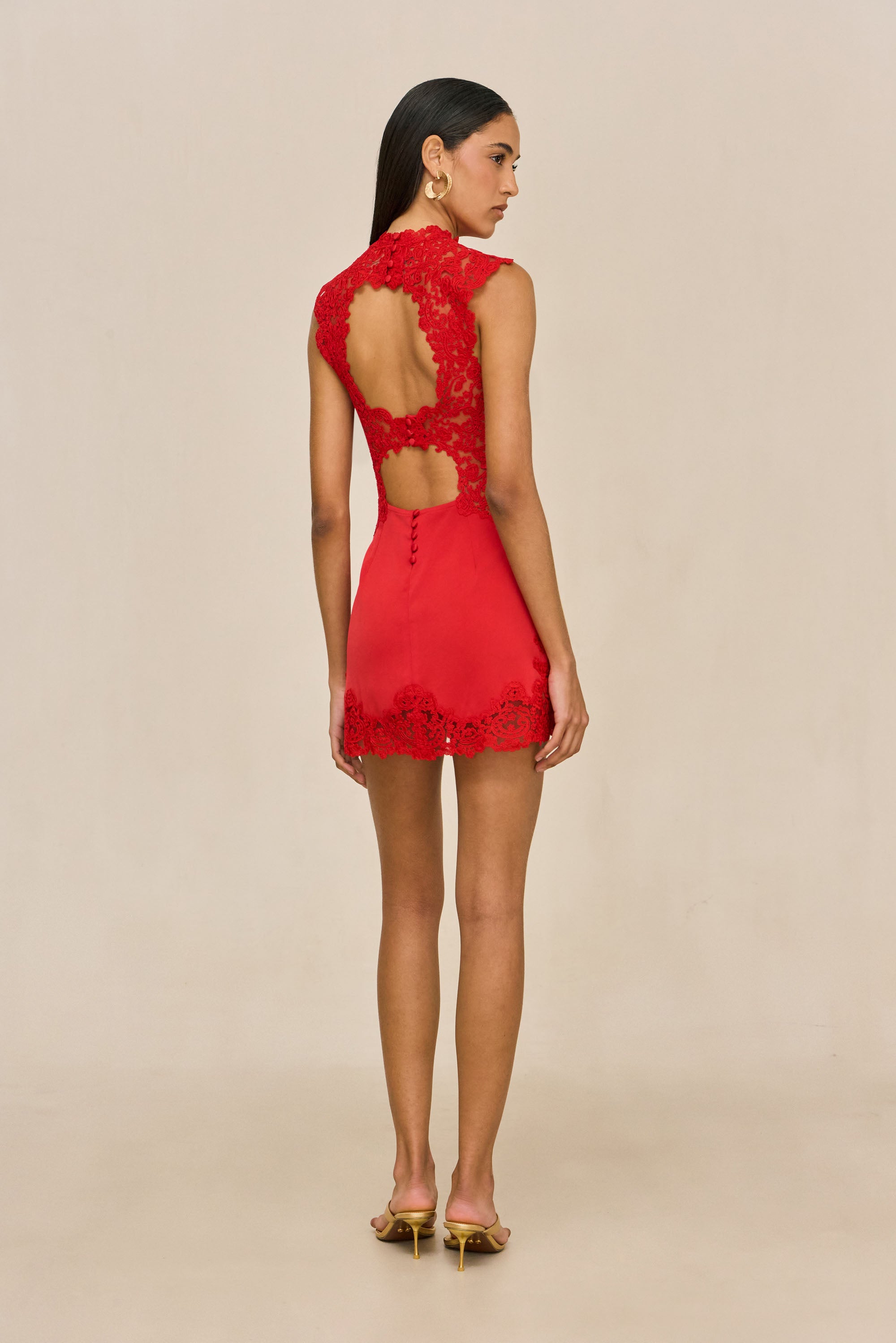 RITI DRESS - VERMILION