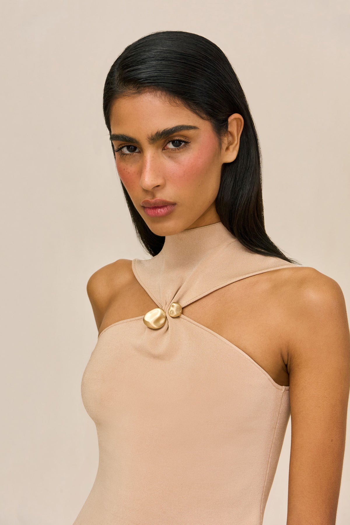 KATHERINE KNIT TOP - SESAME
