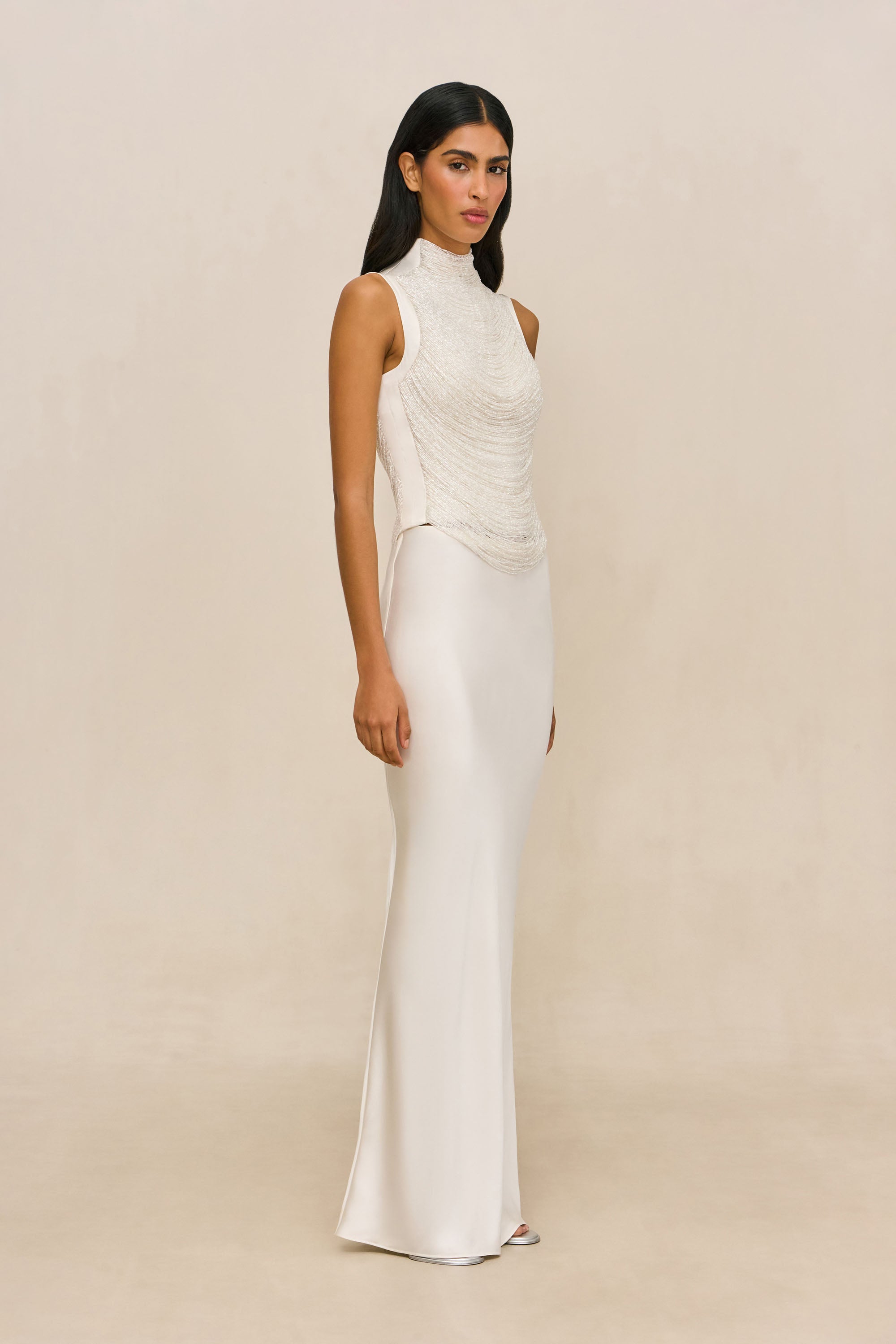 TARAJI TOP - OFF WHITE
