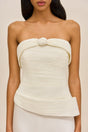 ANSRA TOP - OFF WHITE