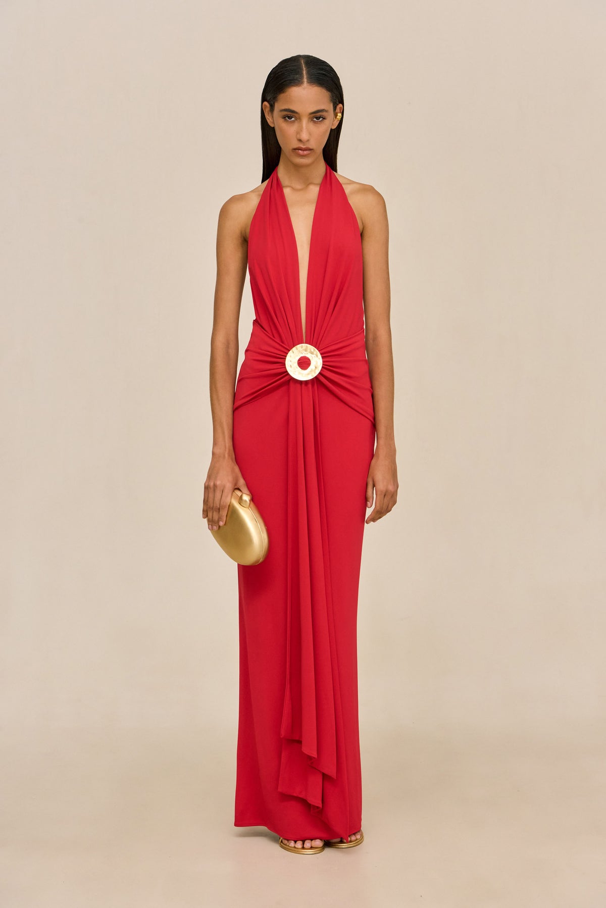 CHII GOWN - MERLOT