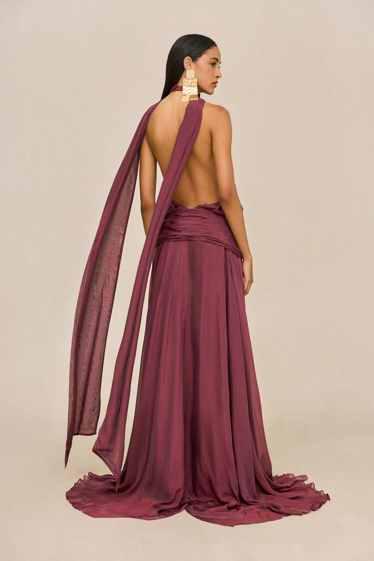 OPHALIA GOWN - WINTER PLUM