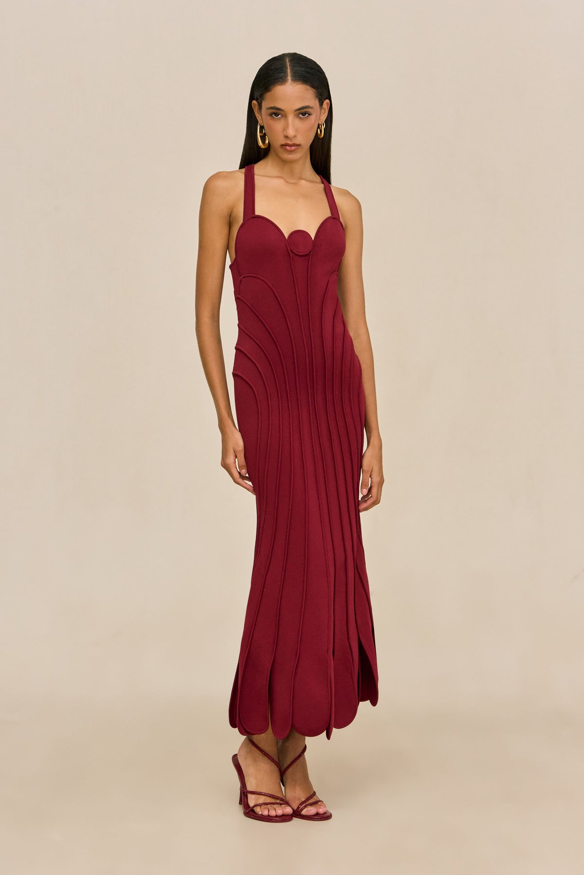 BATISTA KNIT DRESS - WINTER PLUM