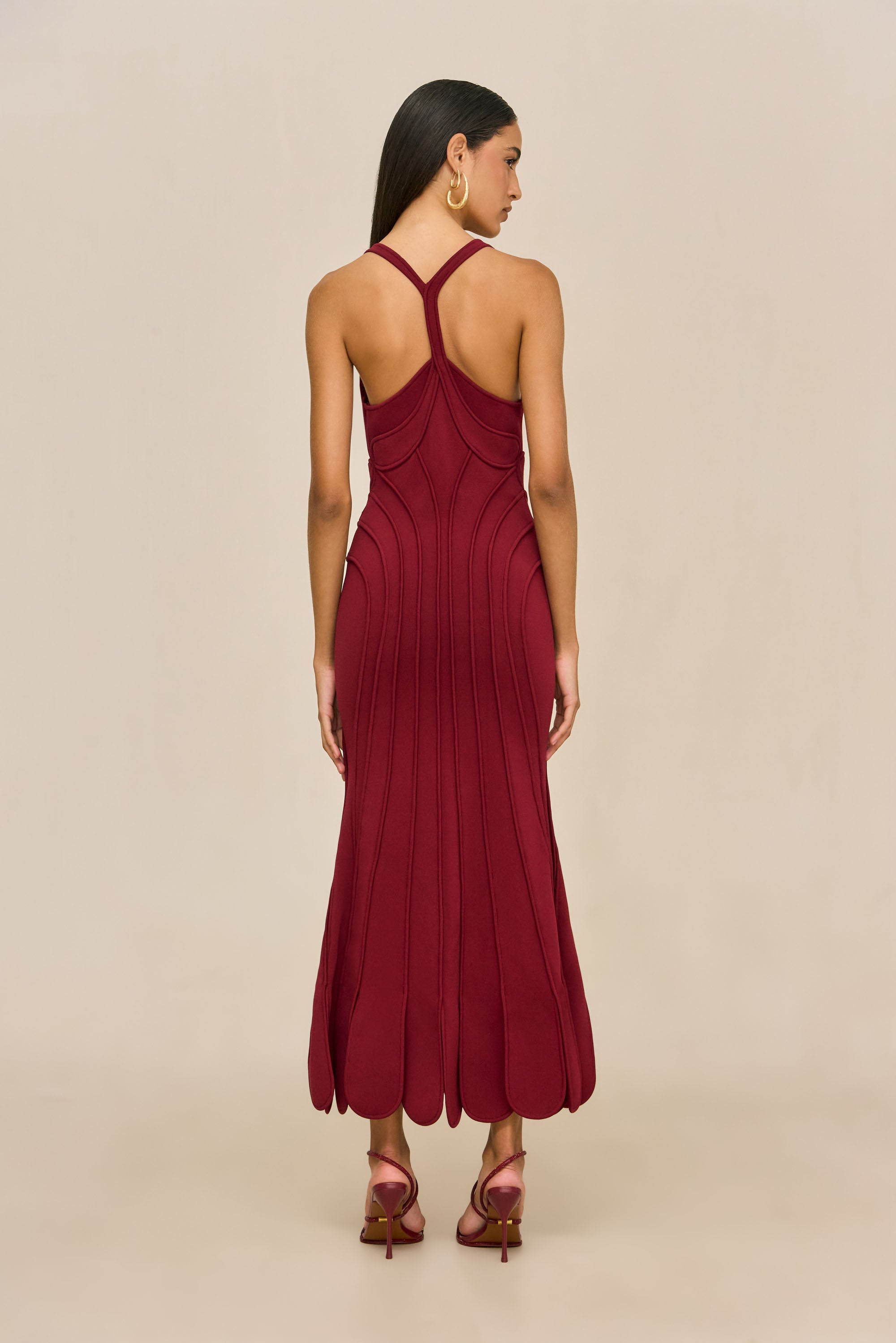 BATISTA KNIT DRESS - WINTER PLUM