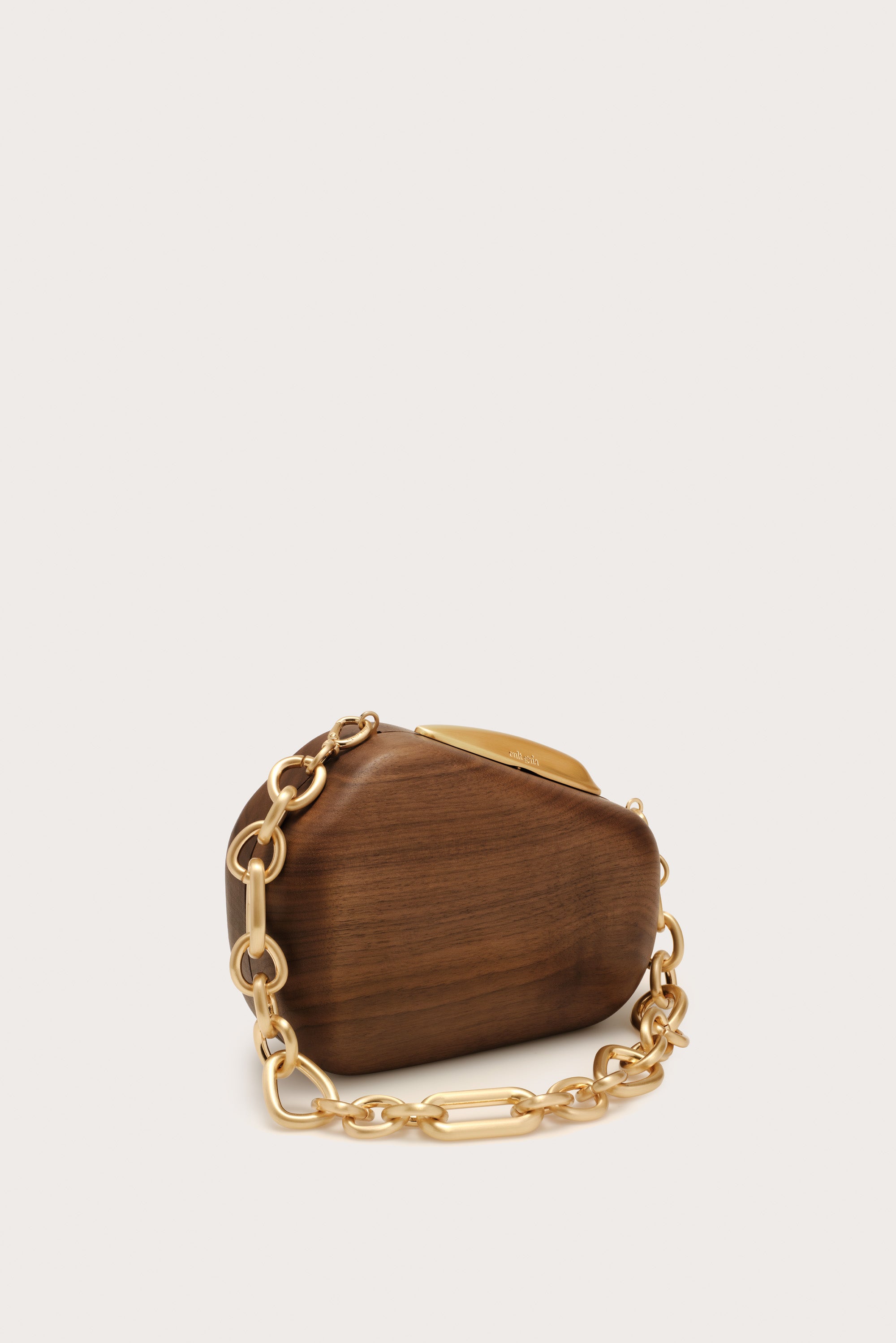 ALTHEA CLUTCH - WALNUT