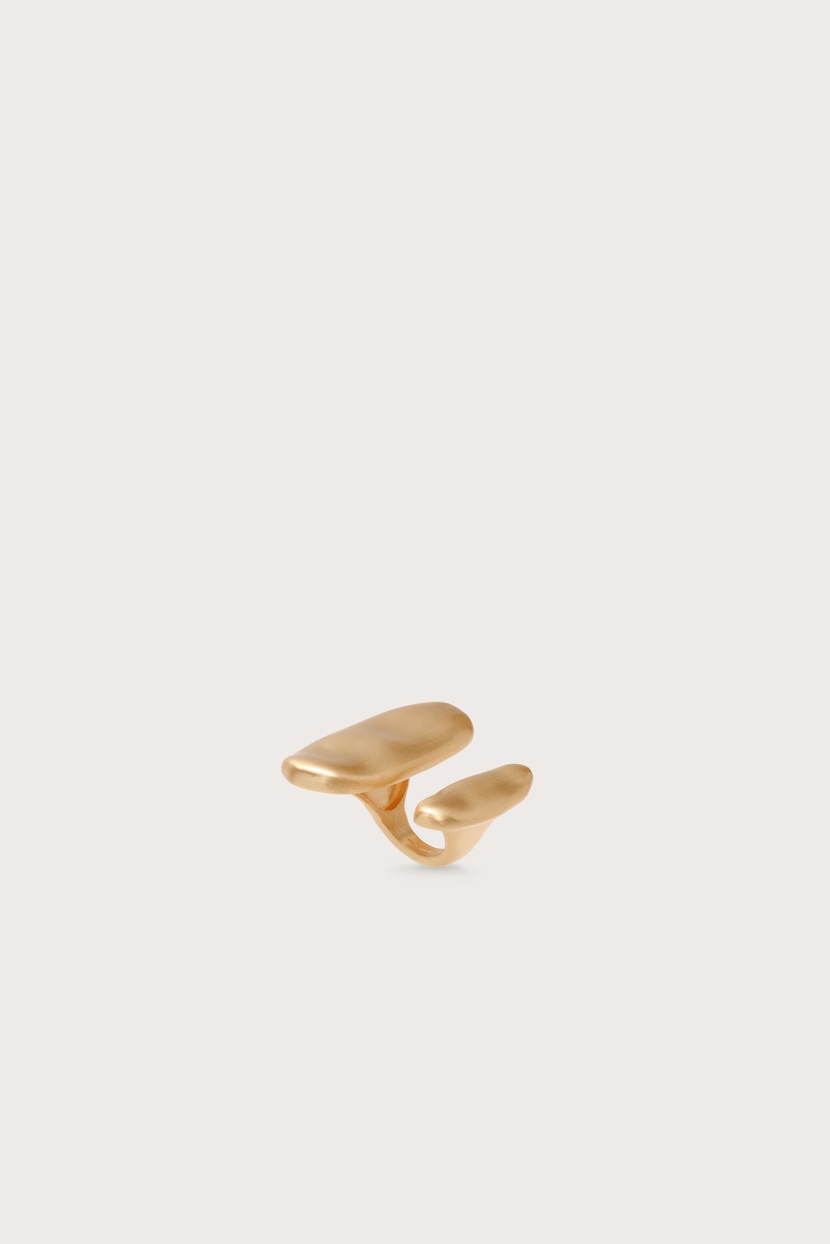 AMI MINI RING - BRUSHED BRASS