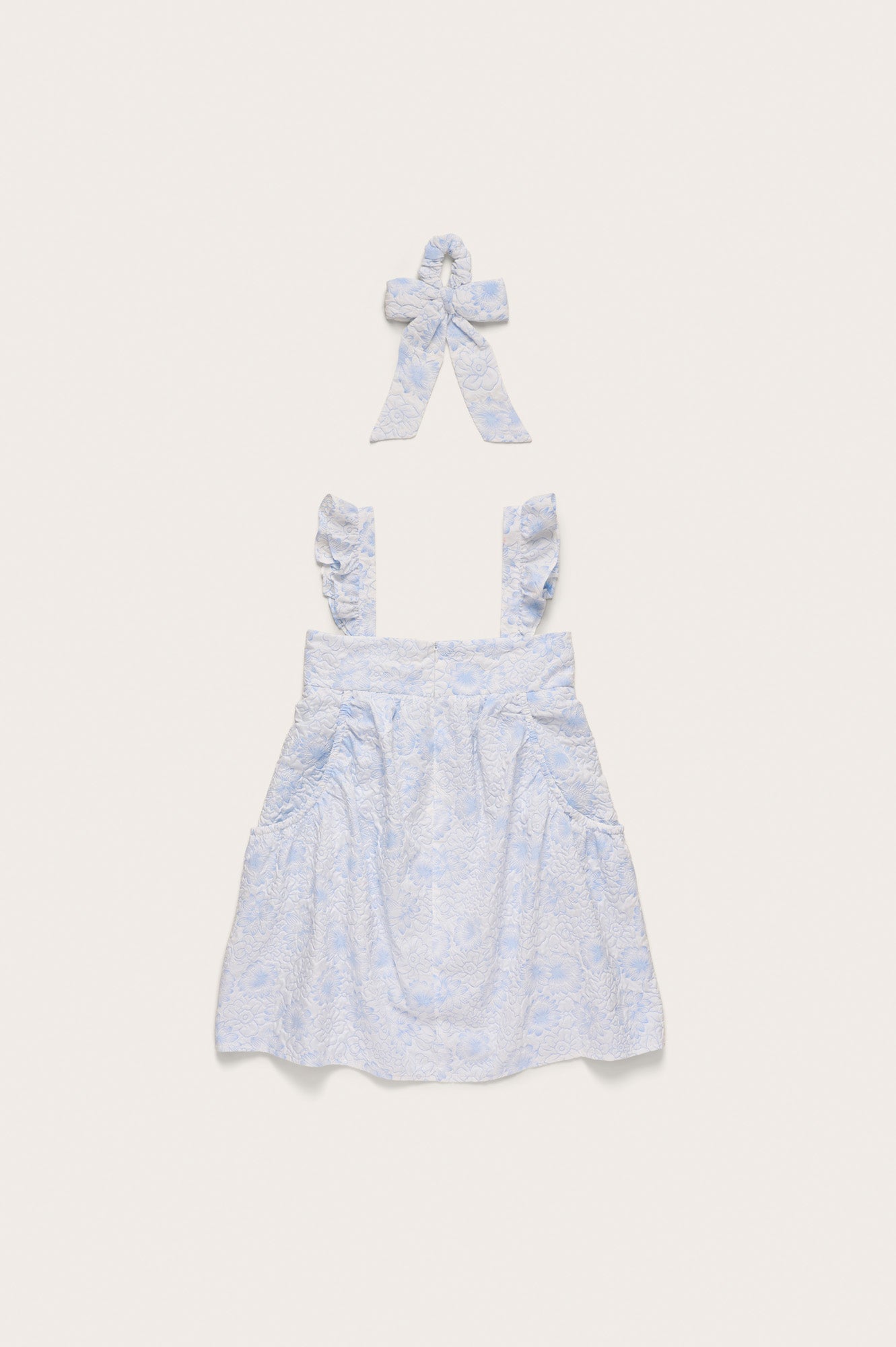 KIDS AMBRIA DRESS - COASTAL FLORAL PRINT
