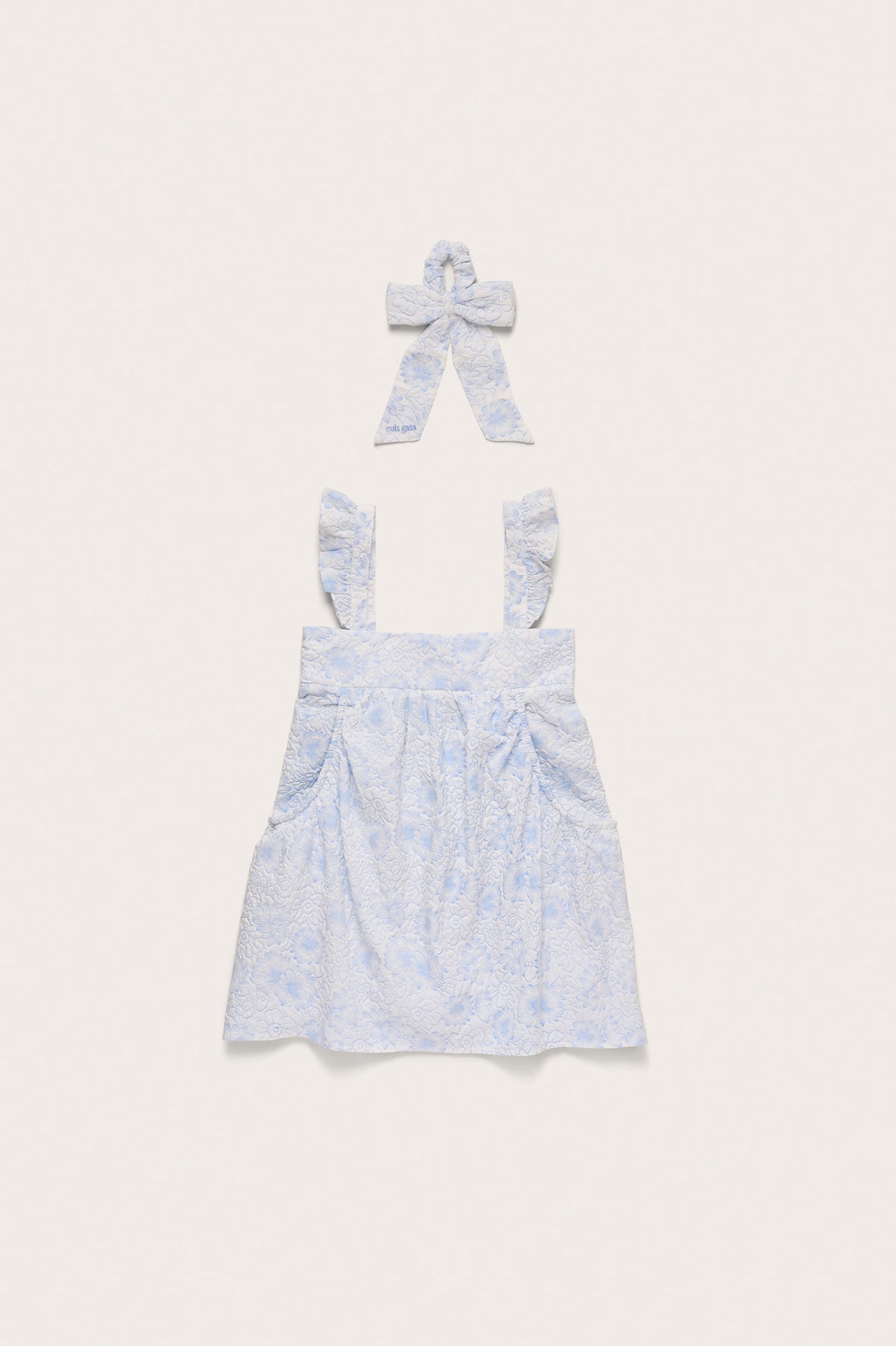 KIDS AMBRIA DRESS - COASTAL FLORAL PRINT