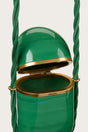 AMULET CLUTCH - DEEP BASIL