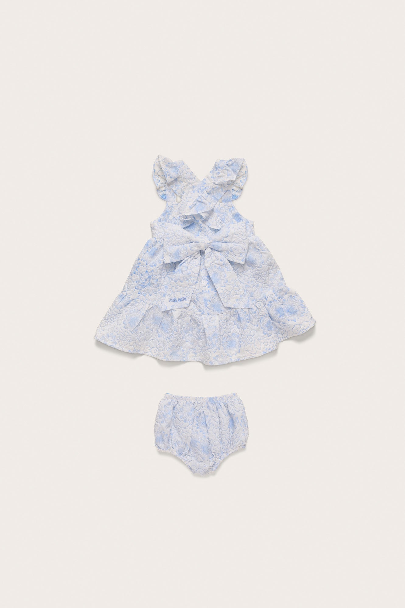 BABY AUBREE DRESS & BLOOMER - COASTAL FLORAL PRINT