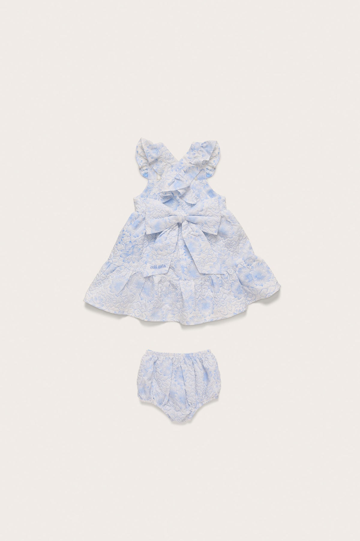 BABY AUBREE DRESS & BLOOMER - COASTAL FLORAL PRINT