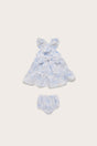 BABY AUBREE DRESS & BLOOMER - COASTAL FLORAL PRINT
