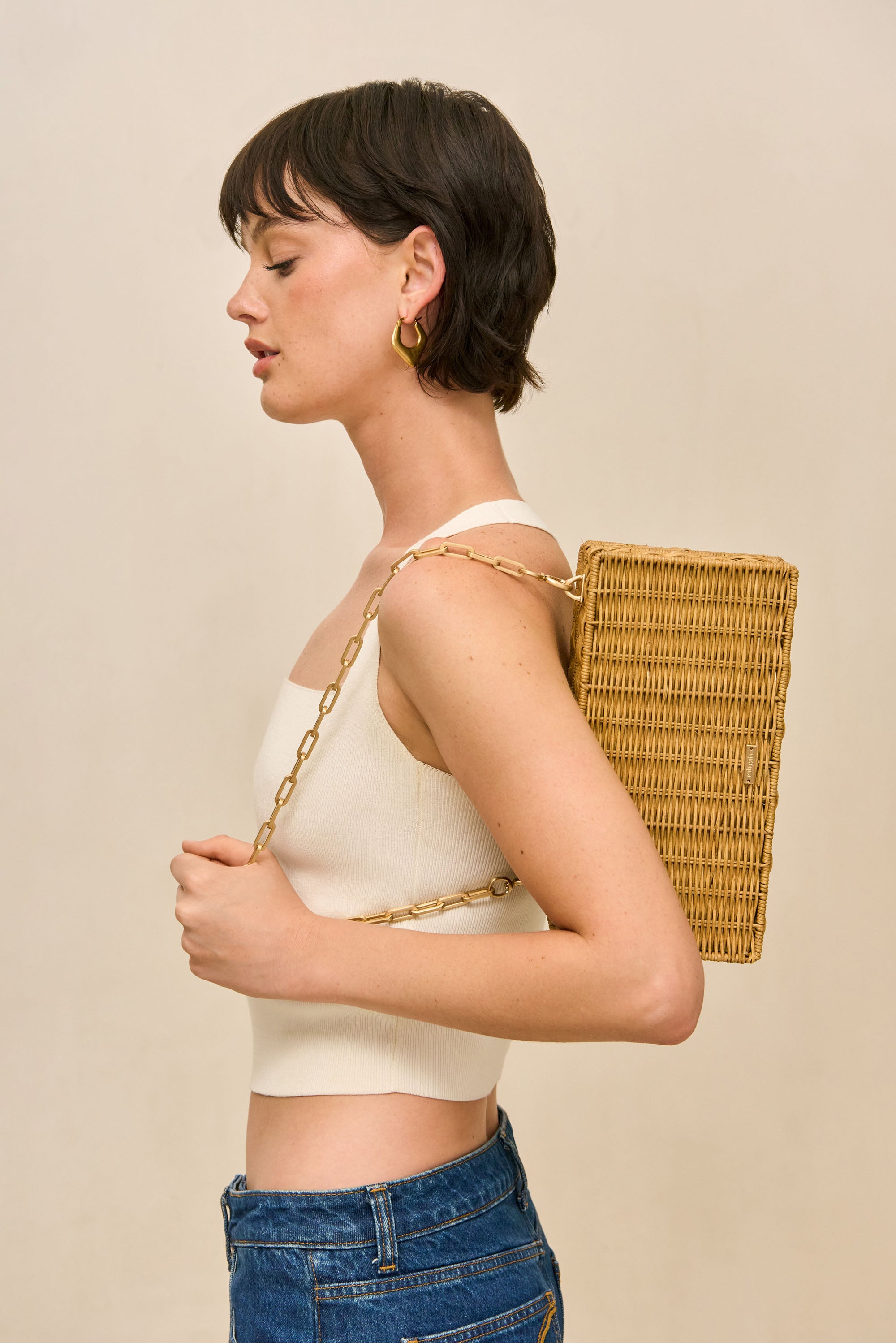 THE BACKGAMMON CLUTCH - NATURAL INA