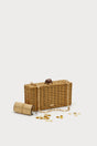 THE BACKGAMMON CLUTCH - NATURAL INA