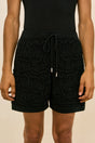 CRETA CROCHET SHORT - BLACK