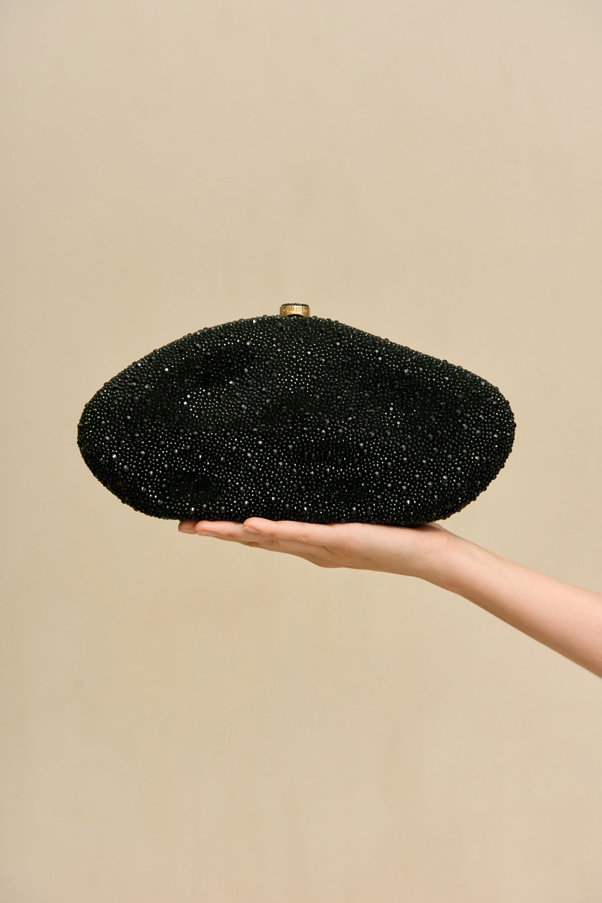 THE CALDERA CLUTCH - BLACK RHINESTONE