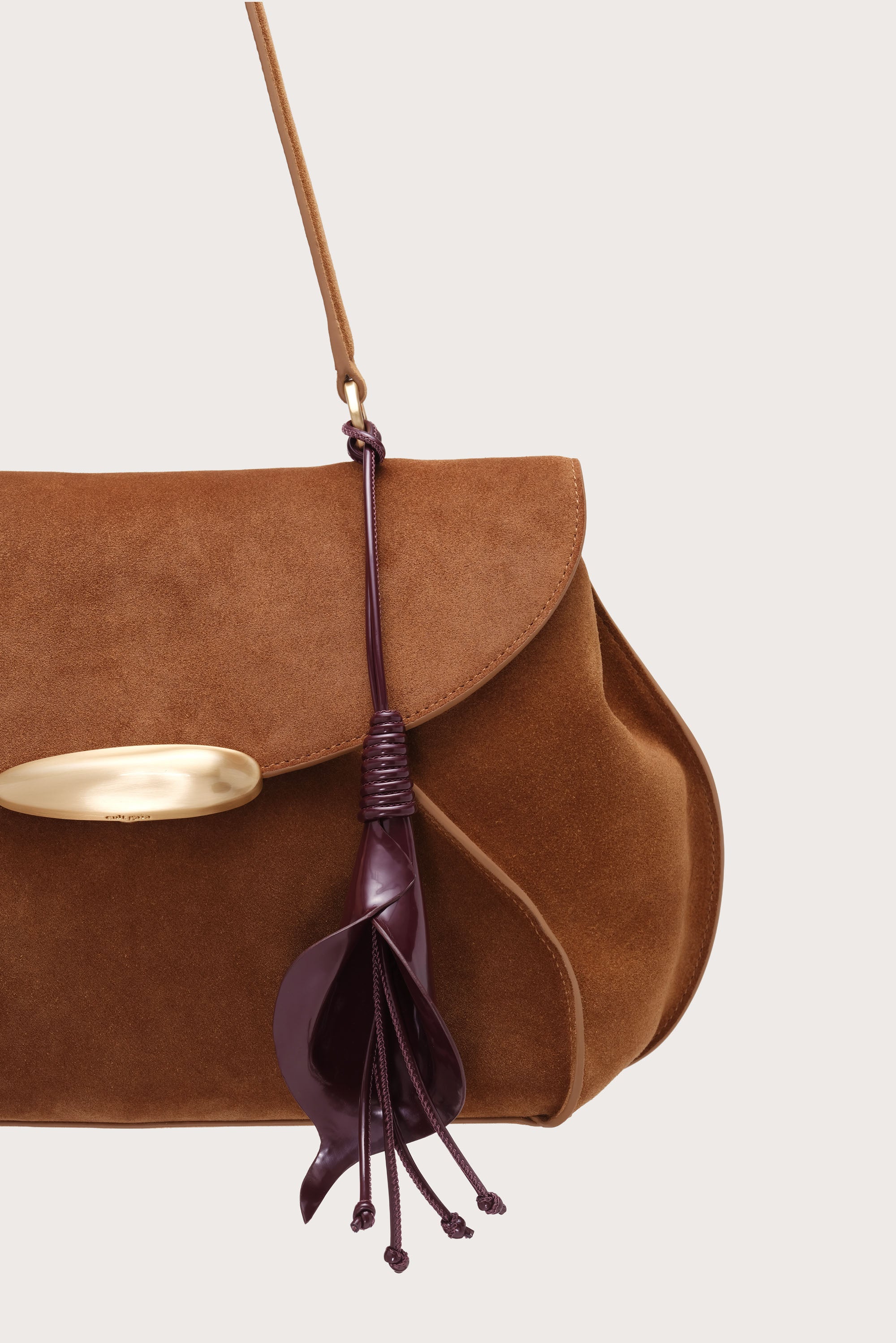 CALLA BAG CHARM - BORDEAUX