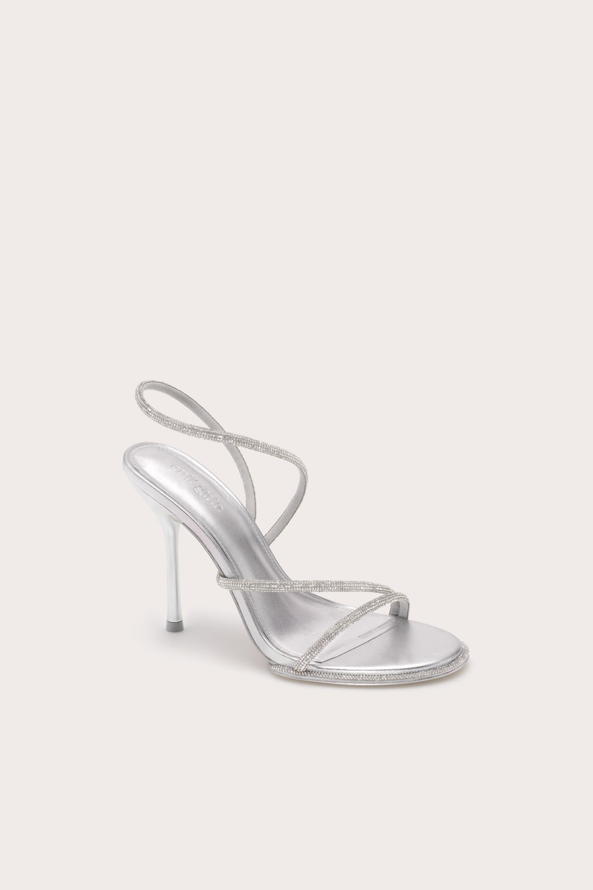 CANDACE RHINESTONE SANDAL - CLEAR