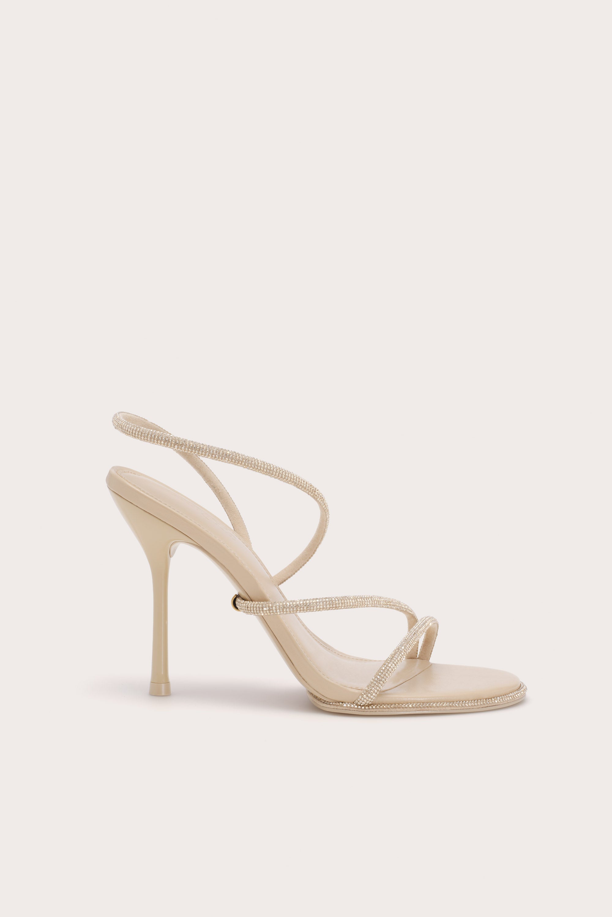 CANDACE RHINESTONE SANDAL - SAND DOLLAR