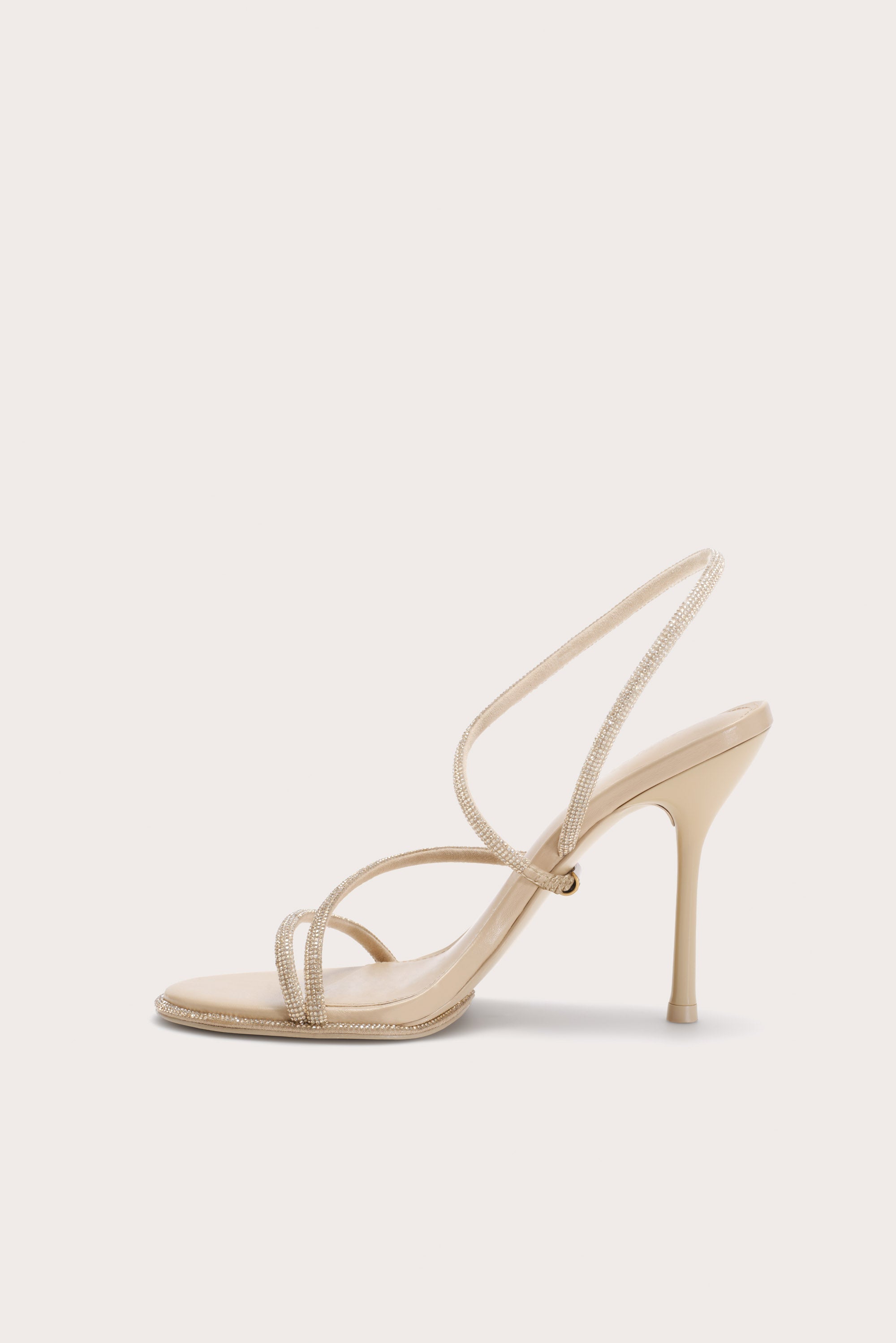 CANDACE RHINESTONE SANDAL - SAND DOLLAR