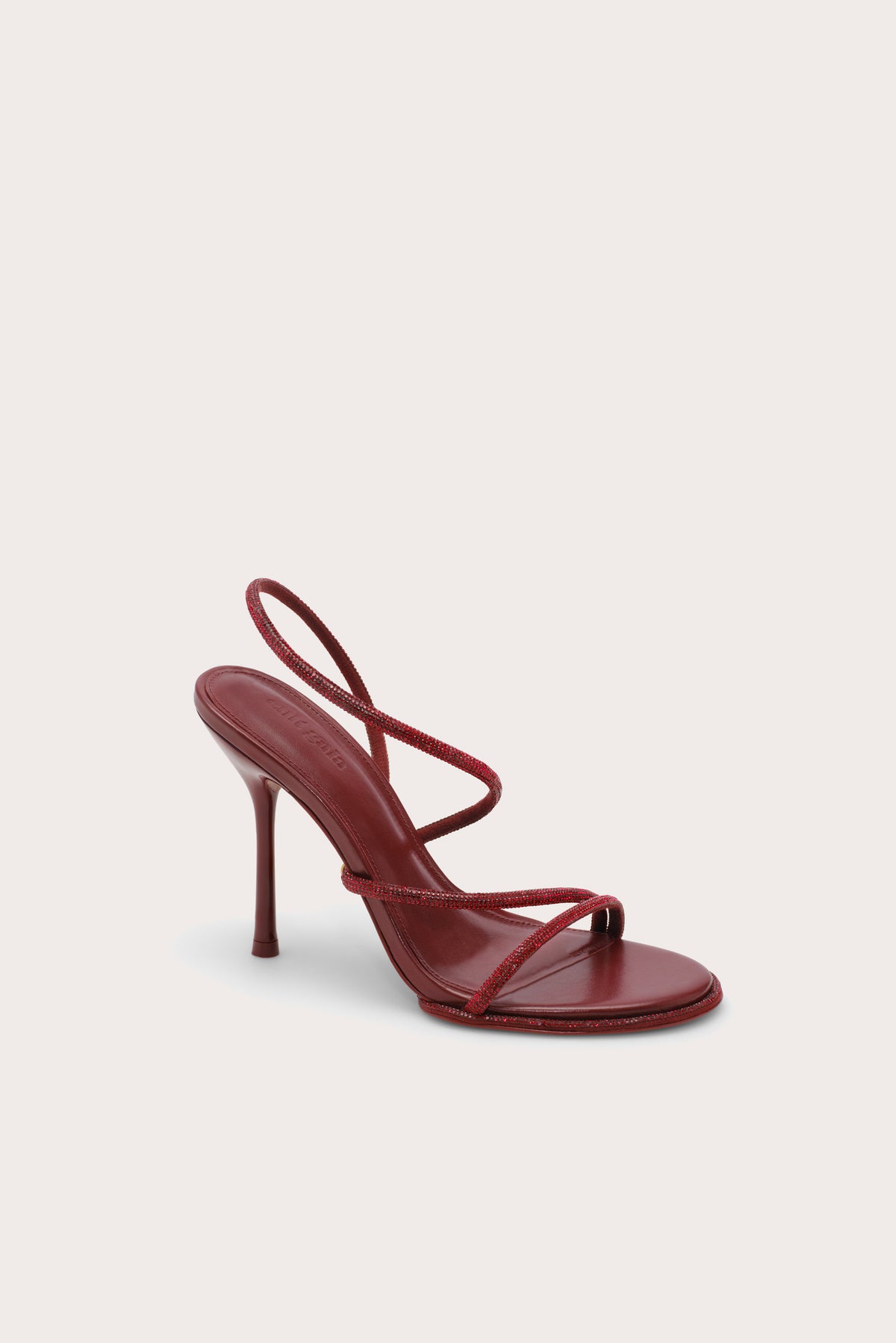 CANDACE RHINESTONE SANDAL - WINTER PLUM