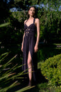 NAILAH GOWN - DEEP LAKE