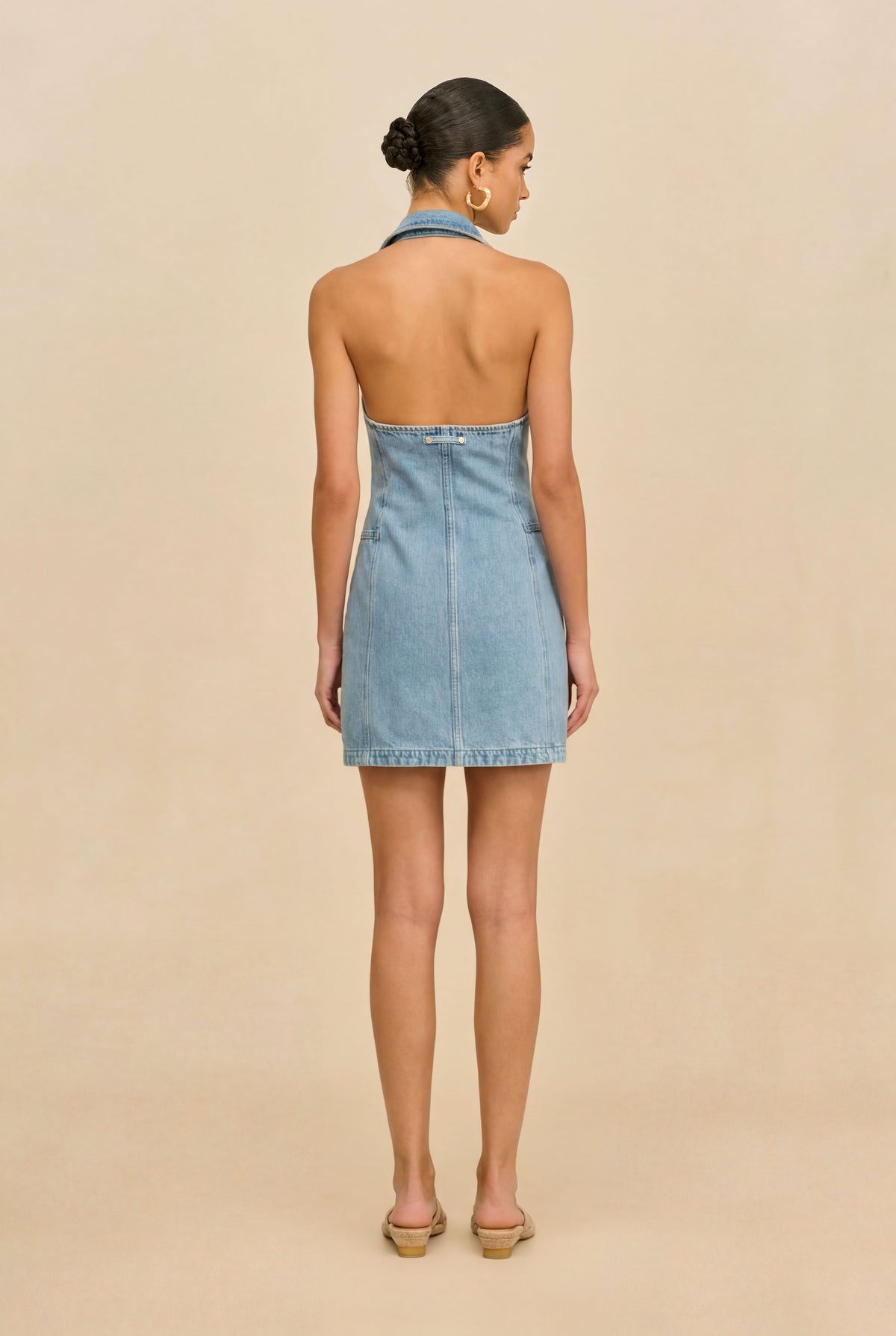 CHARO DENIM DRESS - VINTAGE BLUE