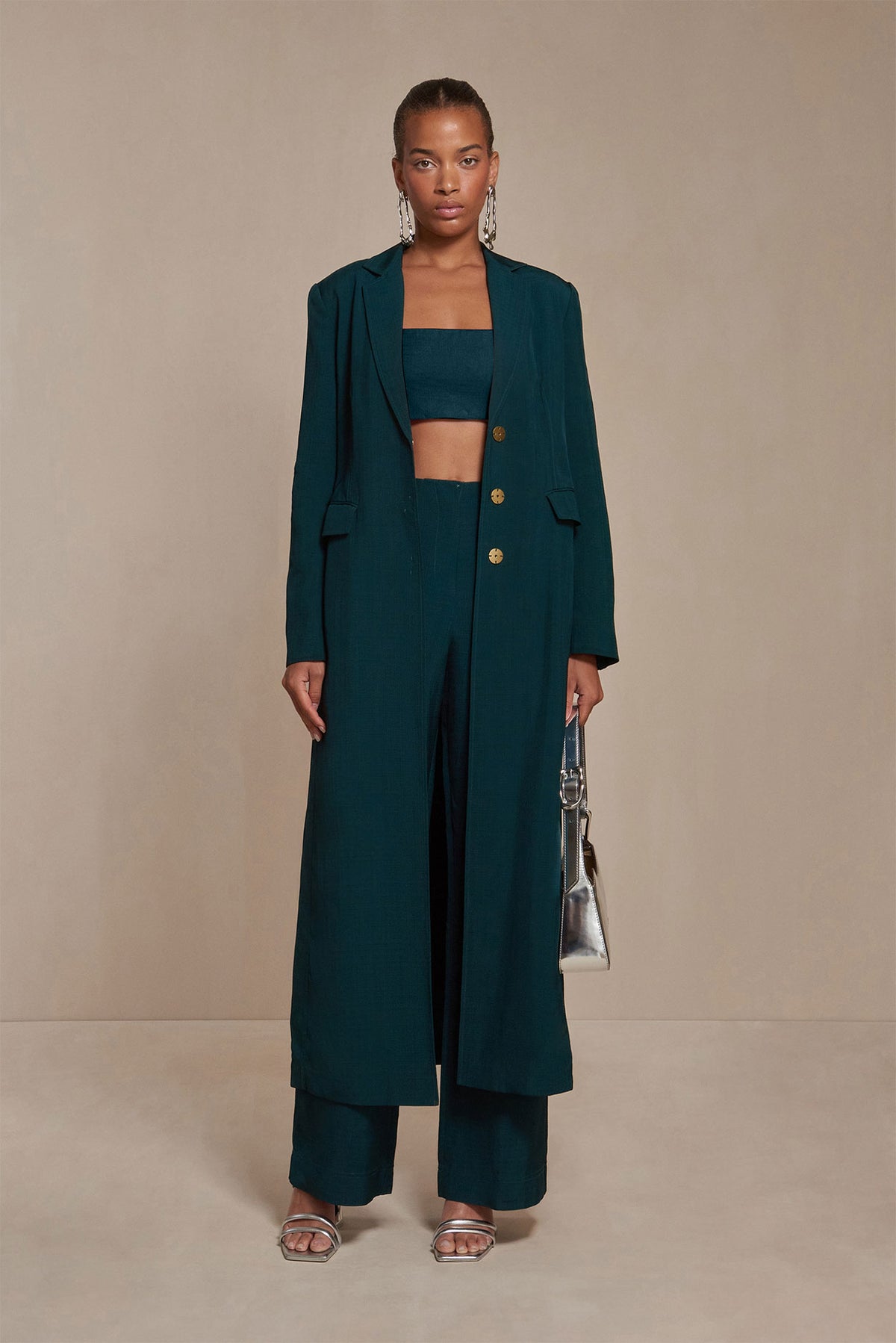 EVEREST COAT - DARK SEAMOSS