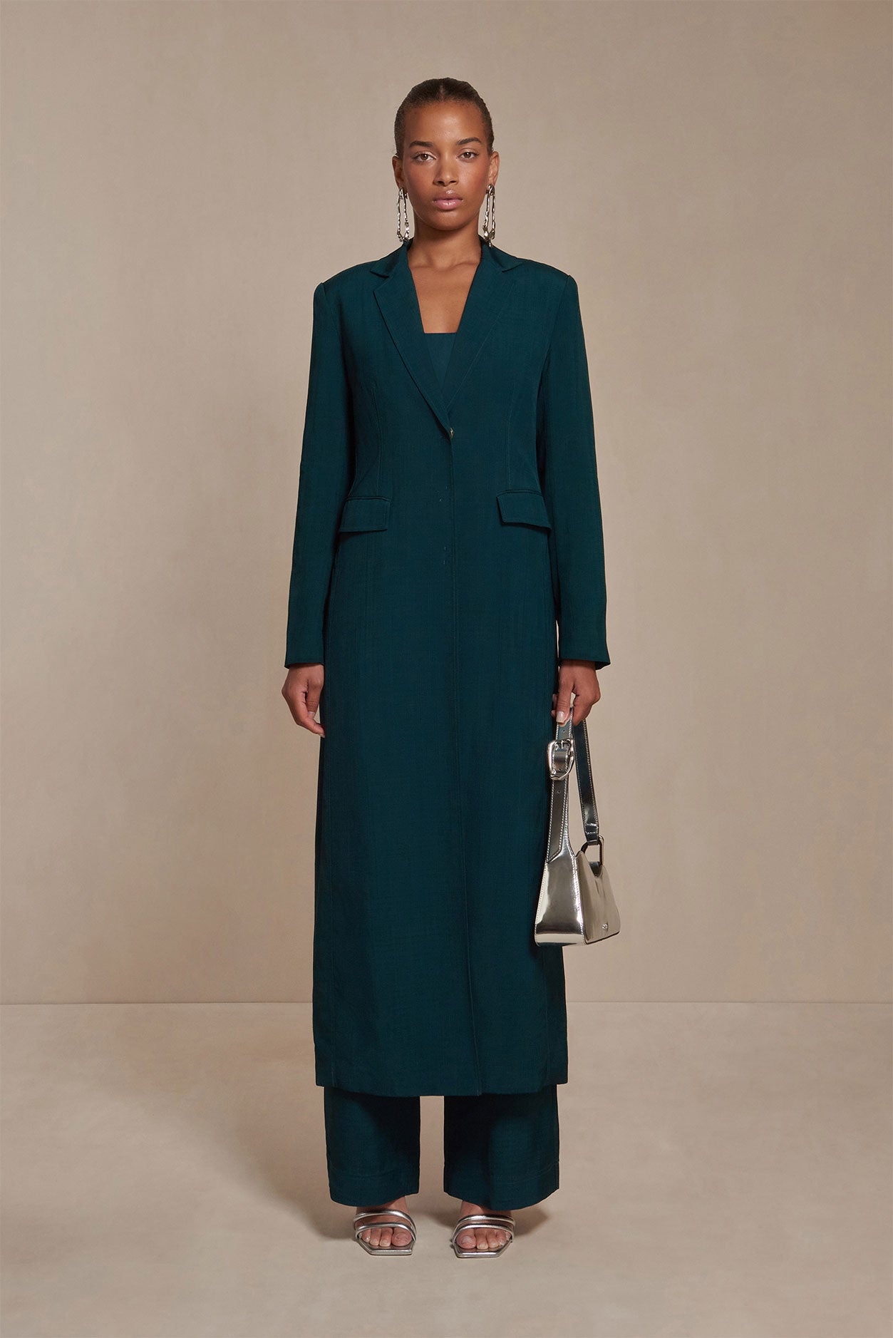 EVEREST COAT - DARK SEAMOSS