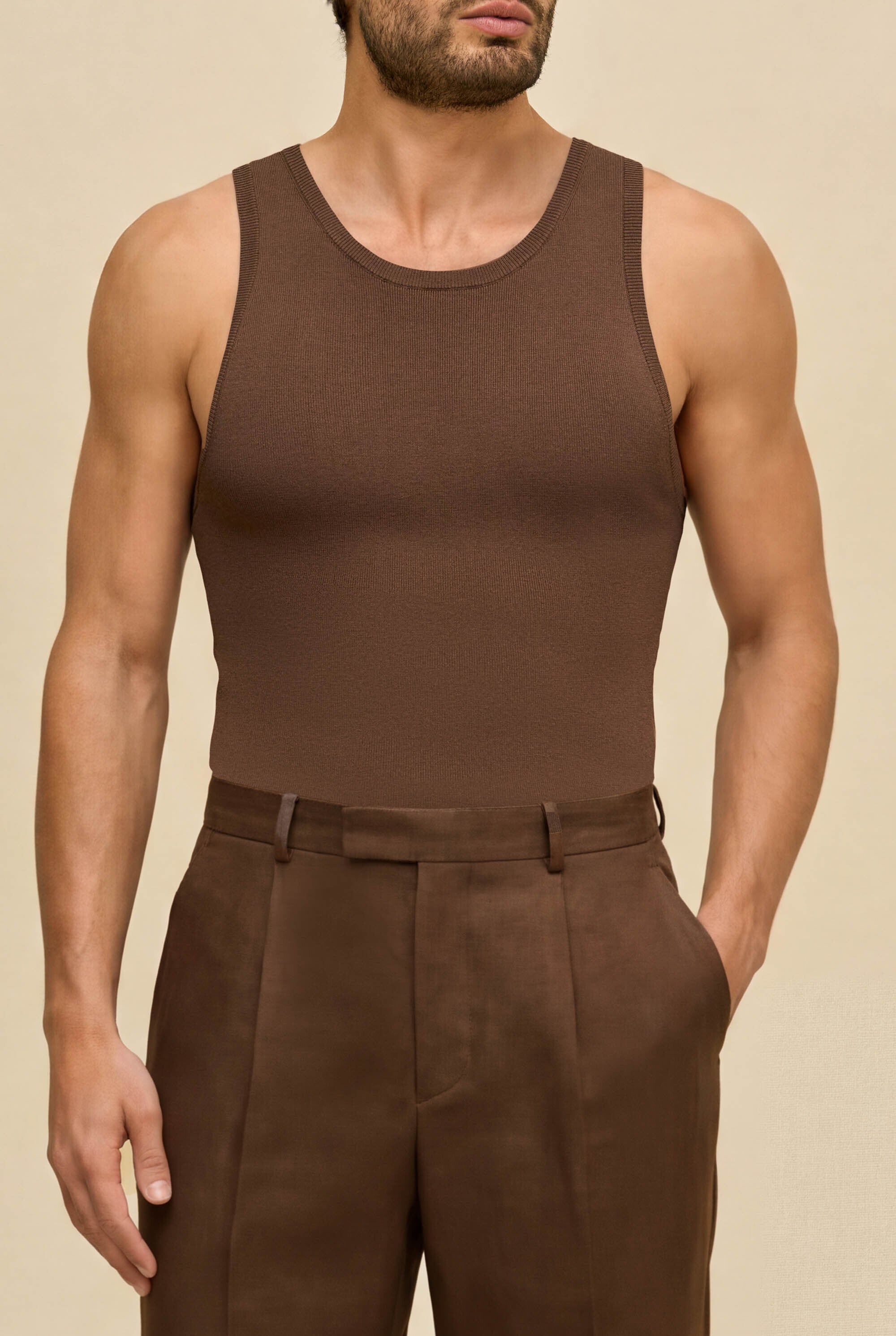 ELIOT KNIT TANK - LUWAK