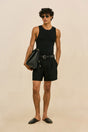 ELIOT KNIT TANK - BLACK