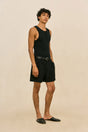 ELIOT KNIT TANK - BLACK