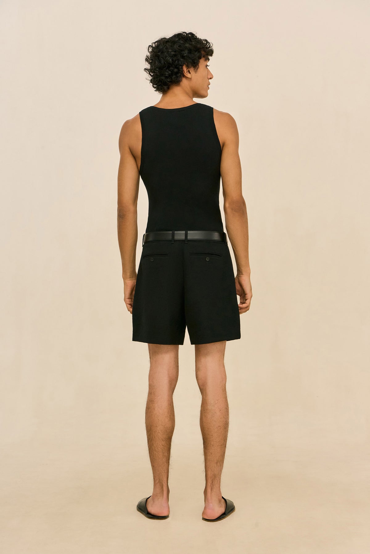 ELIOT KNIT TANK - BLACK