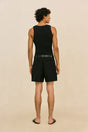 ELIOT KNIT TANK - BLACK