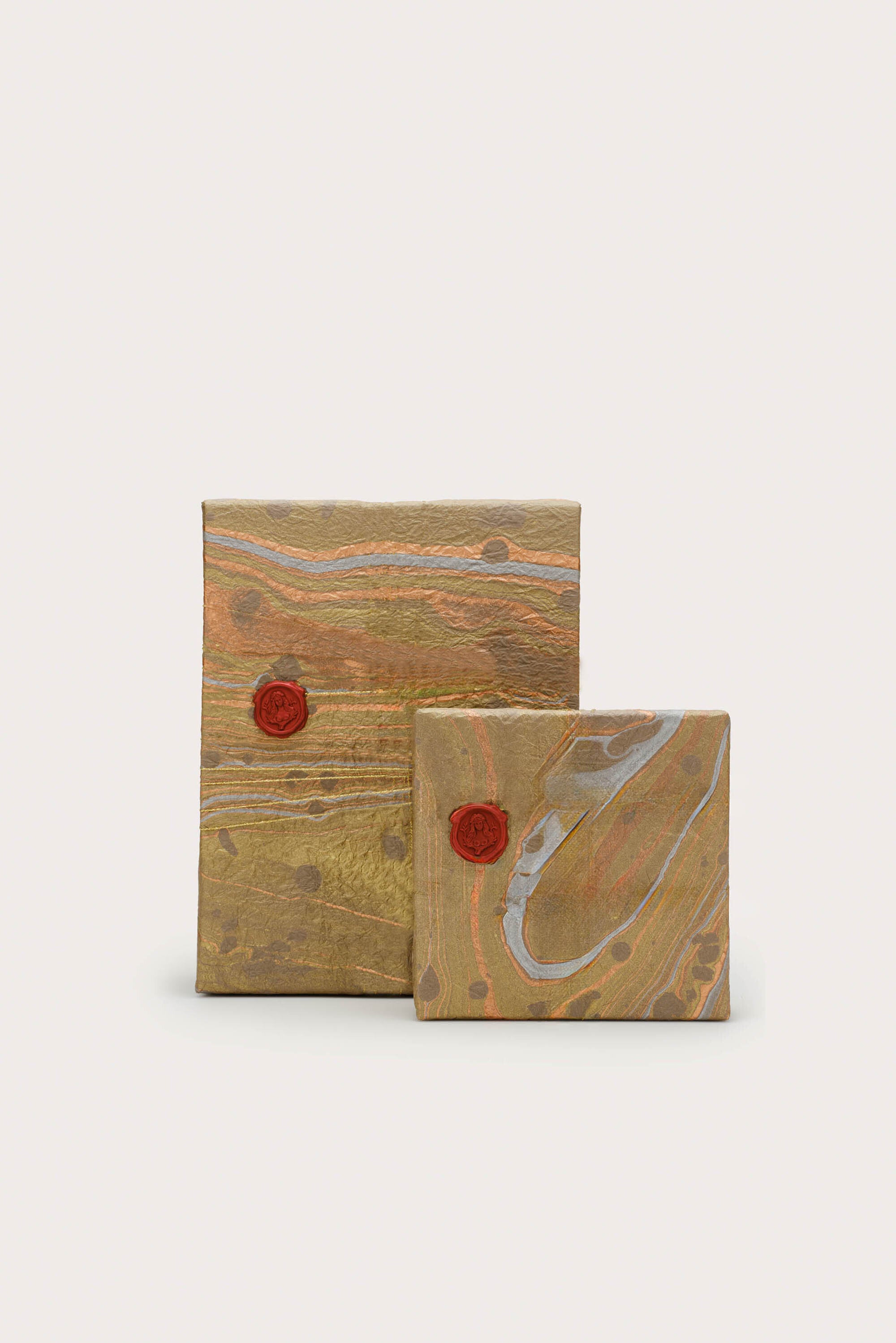 GIFT WRAP - TAUPE MULTI