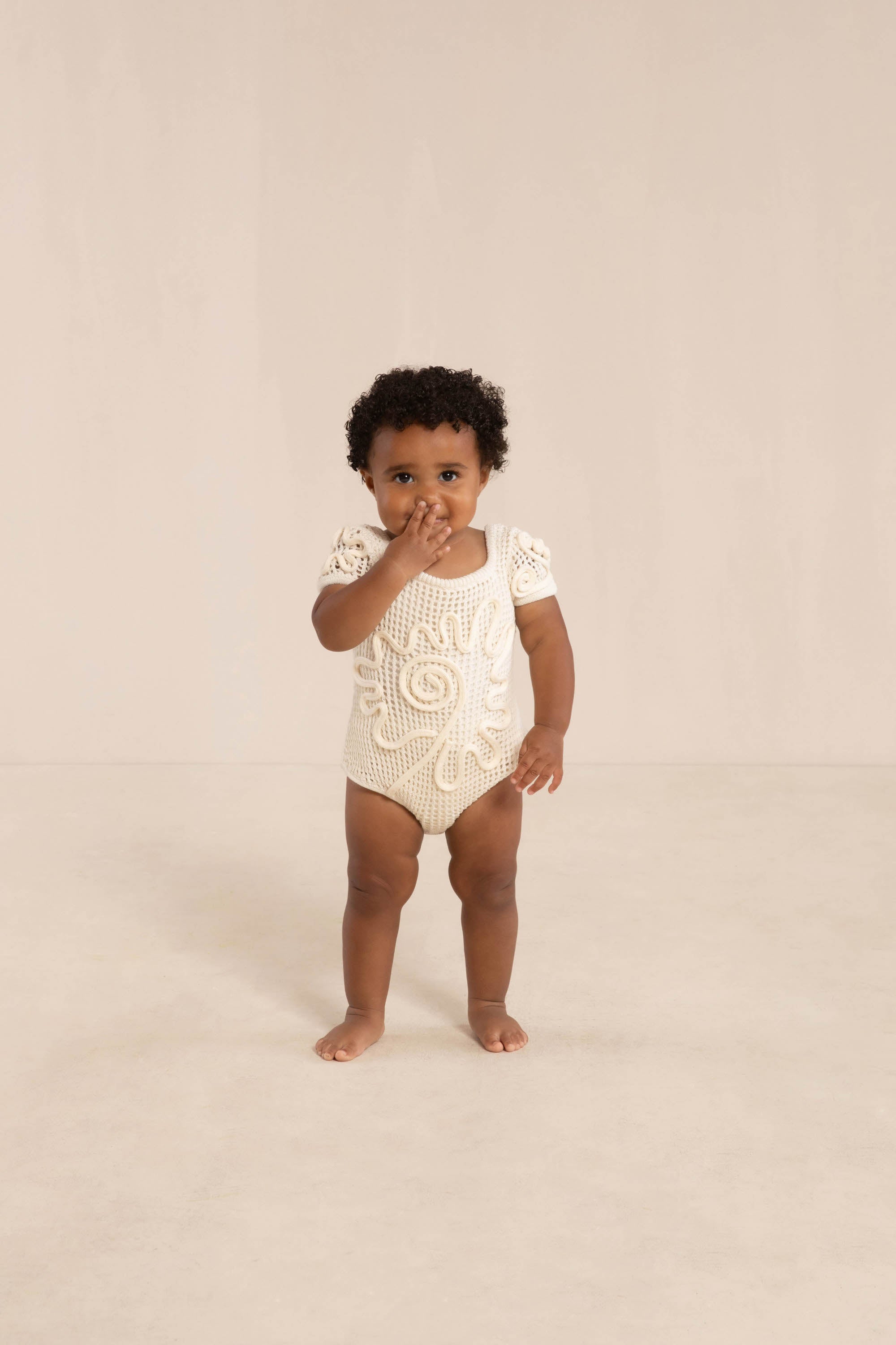 BABY NISSA JUMPSUIT - OFF WHITE