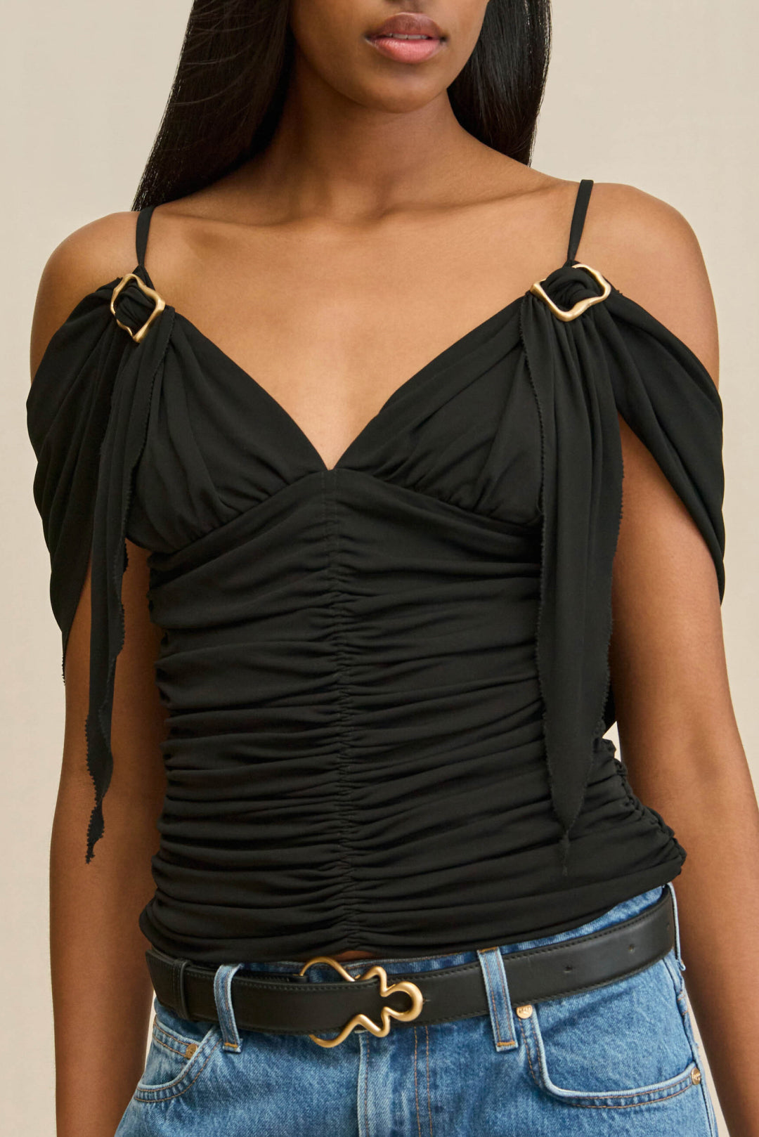 TALISA TOP - BLACK