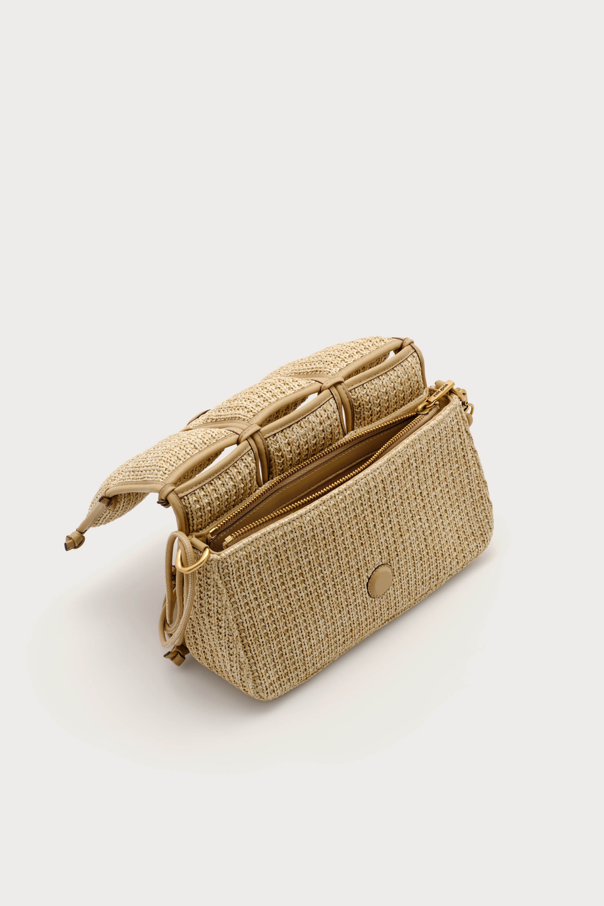 GAIA'S PUFF CROSSBODY BAG - NATURAL