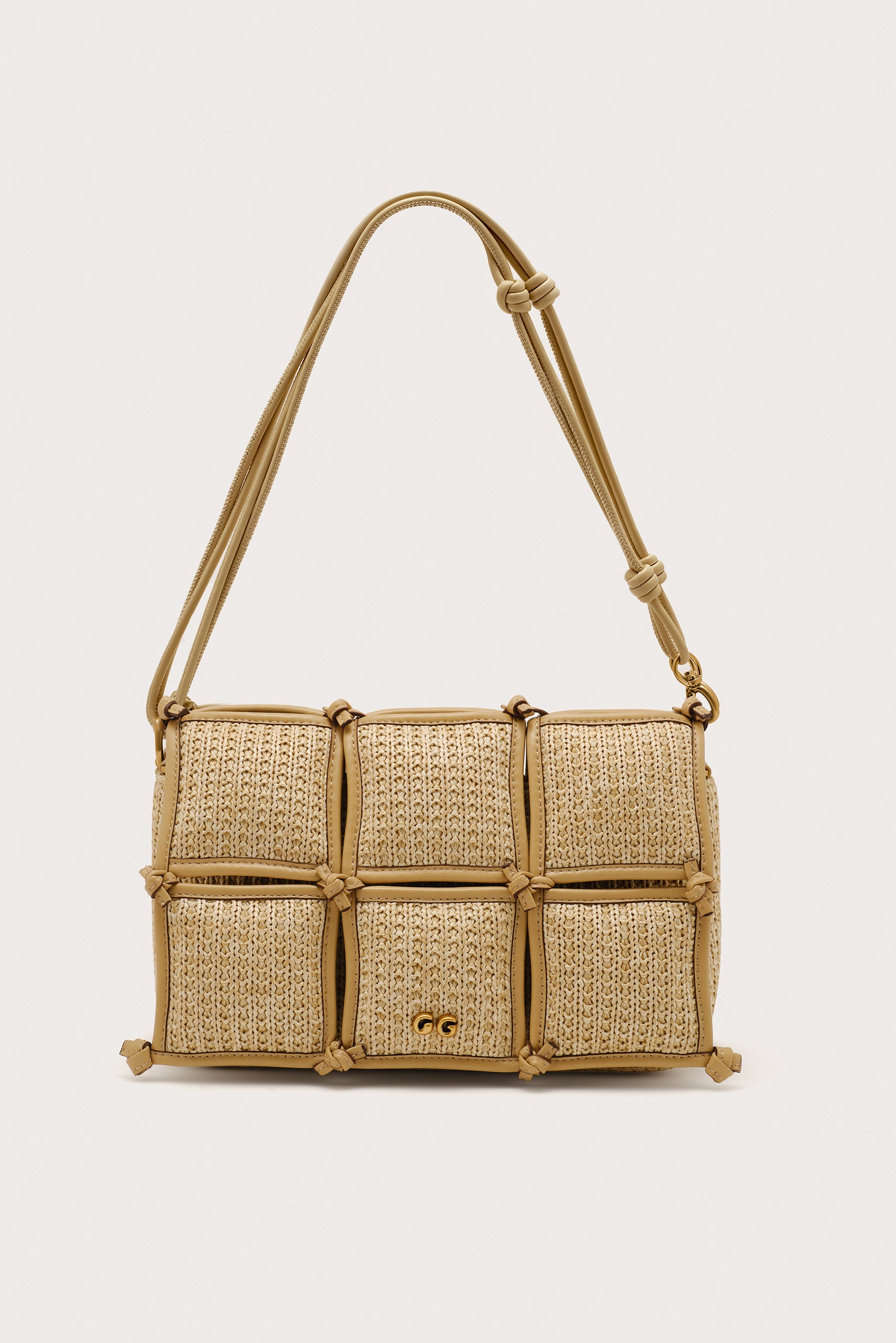 GAIA'S PUFF CROSSBODY BAG - NATURAL