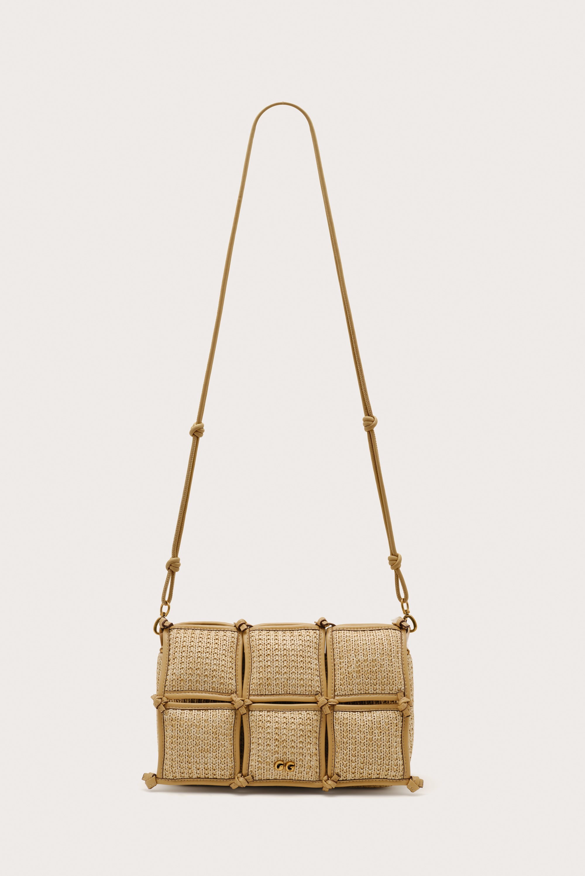 GAIA'S PUFF CROSSBODY BAG - NATURAL