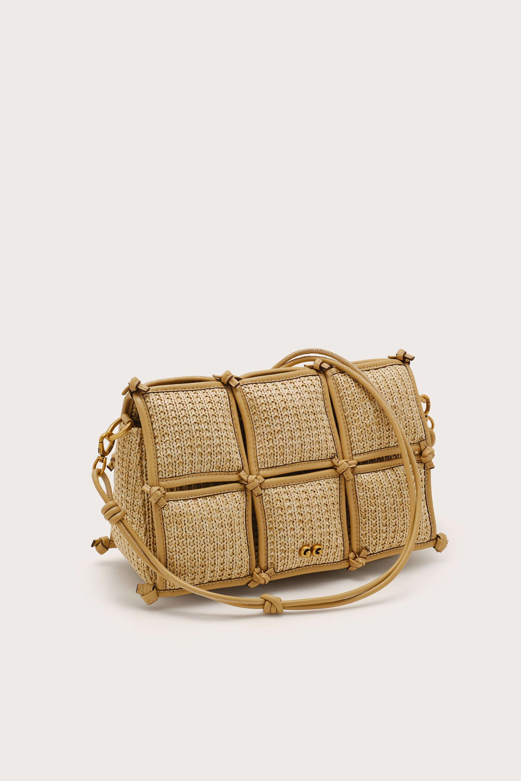 GAIA'S PUFF CROSSBODY BAG - NATURAL
