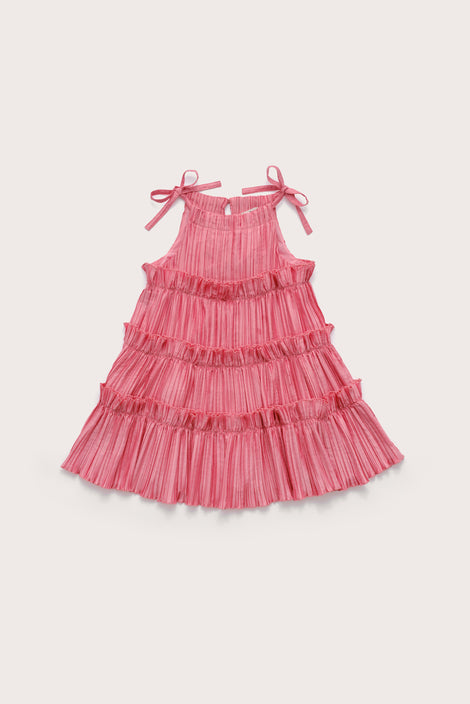 BABY LEILAH DRESS & BLOOMER - DAFFODIL