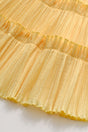 KIDS LEILAH DRESS - DAFFODIL