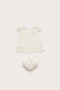 BABY FRIDLI DRESS - OFF WHITE