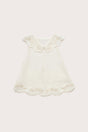 KIDS FRIDLI DRESS - OFF WHITE