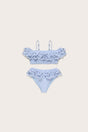 KIDS GITI BIKINI & HAT SET - COASTAL