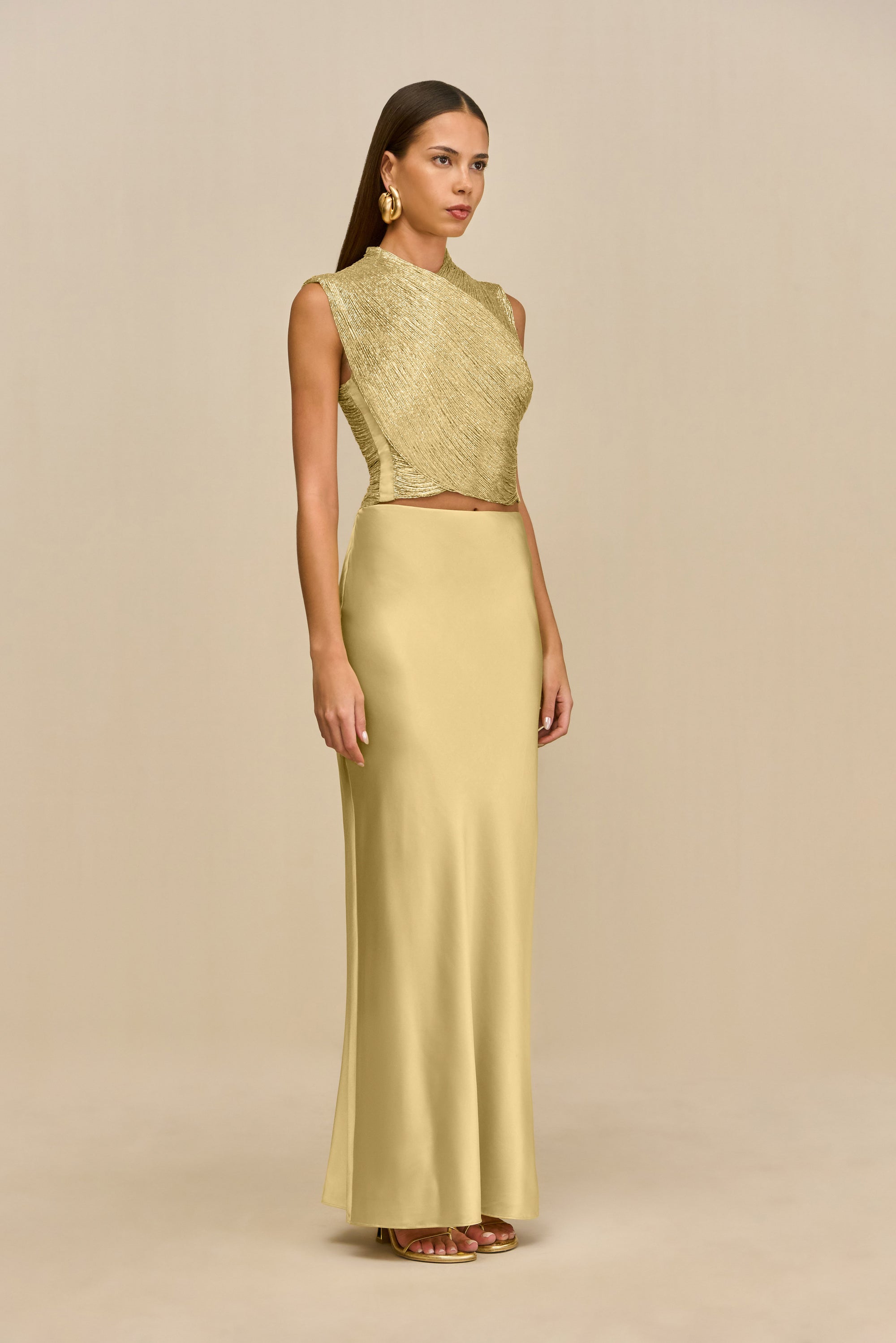 HAISLEY TOP - LIGHT GOLD