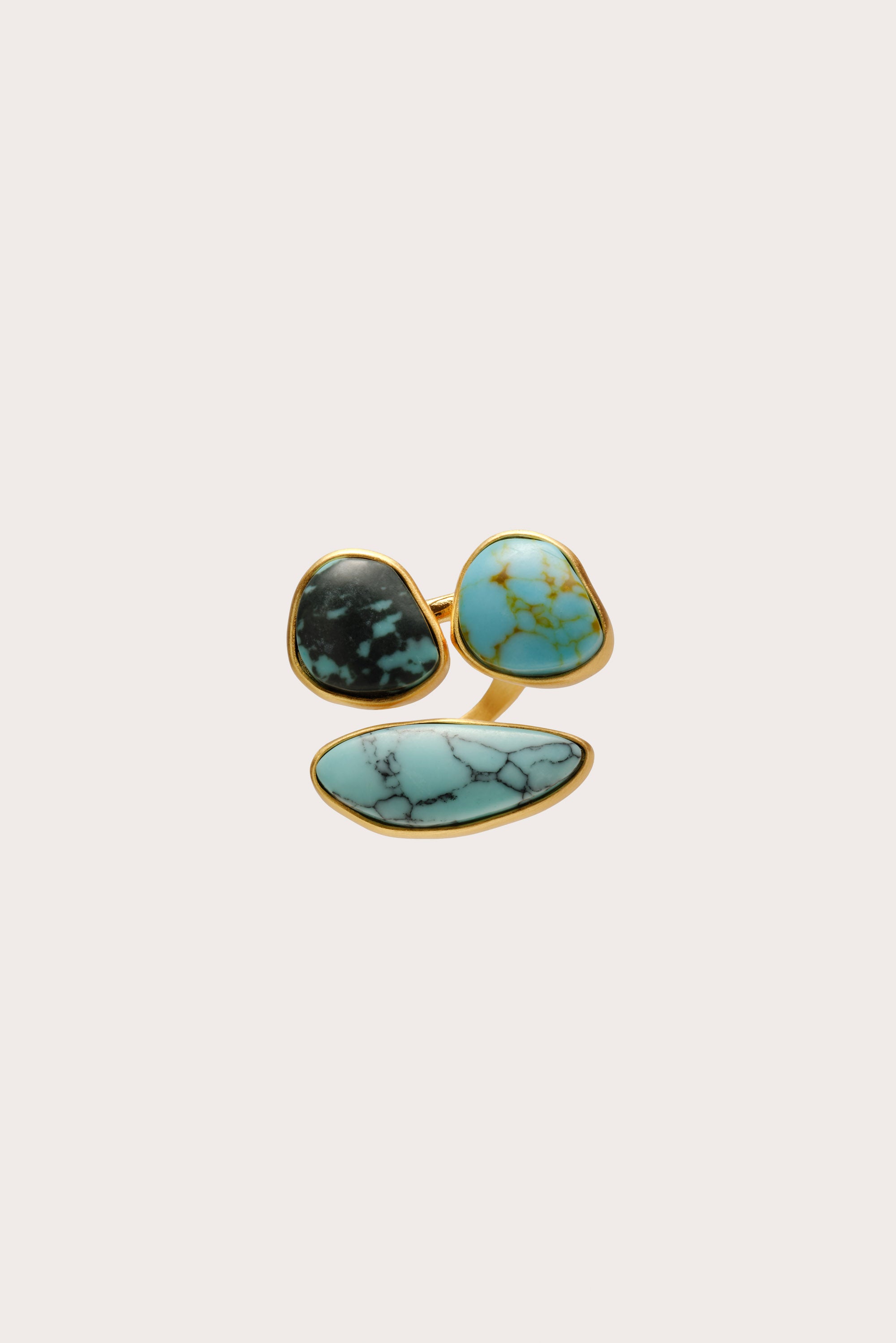 INA RING SET - TURQUOISE MULTI